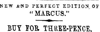 NEW A'SD PERFECT EU1I10.N Of "MARCUS." B...