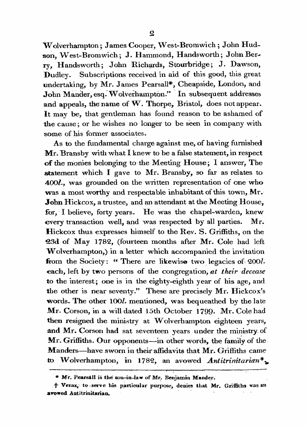 Monthly Repository (1806-1838) and Unitarian Chronicle (1832-1833): F Y, 1st edition, Supplement: 2