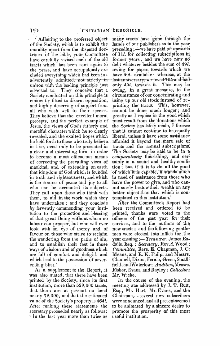 Monthly Repository (1806-1838) and Unitarian Chronicle (1832-1833): F Y, 1st edition, Supplement to no. 6 - Untitled Article