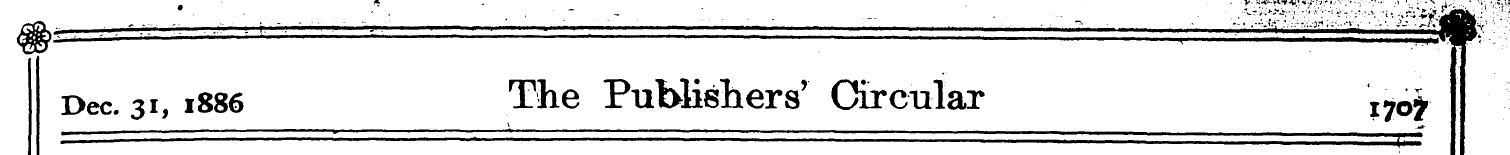 Dec. 31, 1886 The Publishers' Circular l...