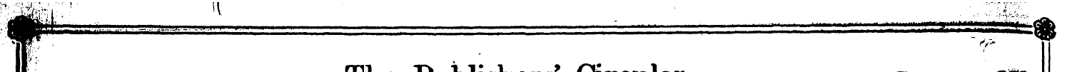 f 17*3 The Publishers' Circular Det* 3?i...