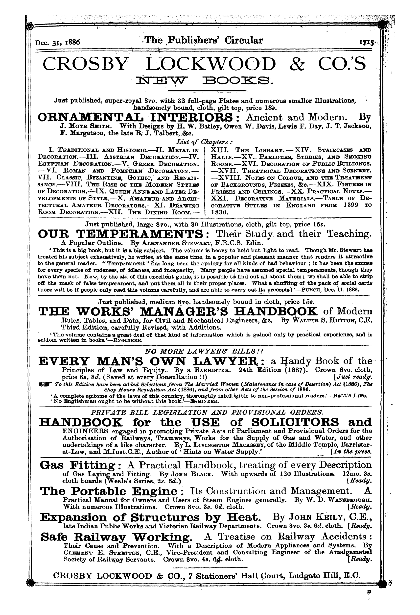 Publishers’ Circular (1880-1890): jS F Y, 1st edition: 27