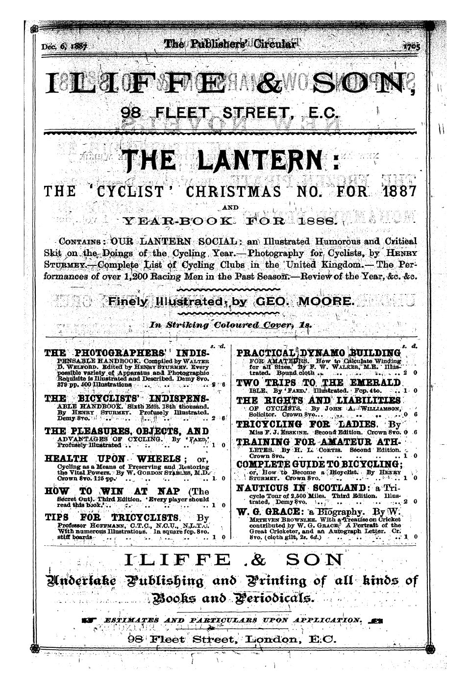 Publishers’ Circular (1880-1890): jS F Y, 1st edition - Ad29101