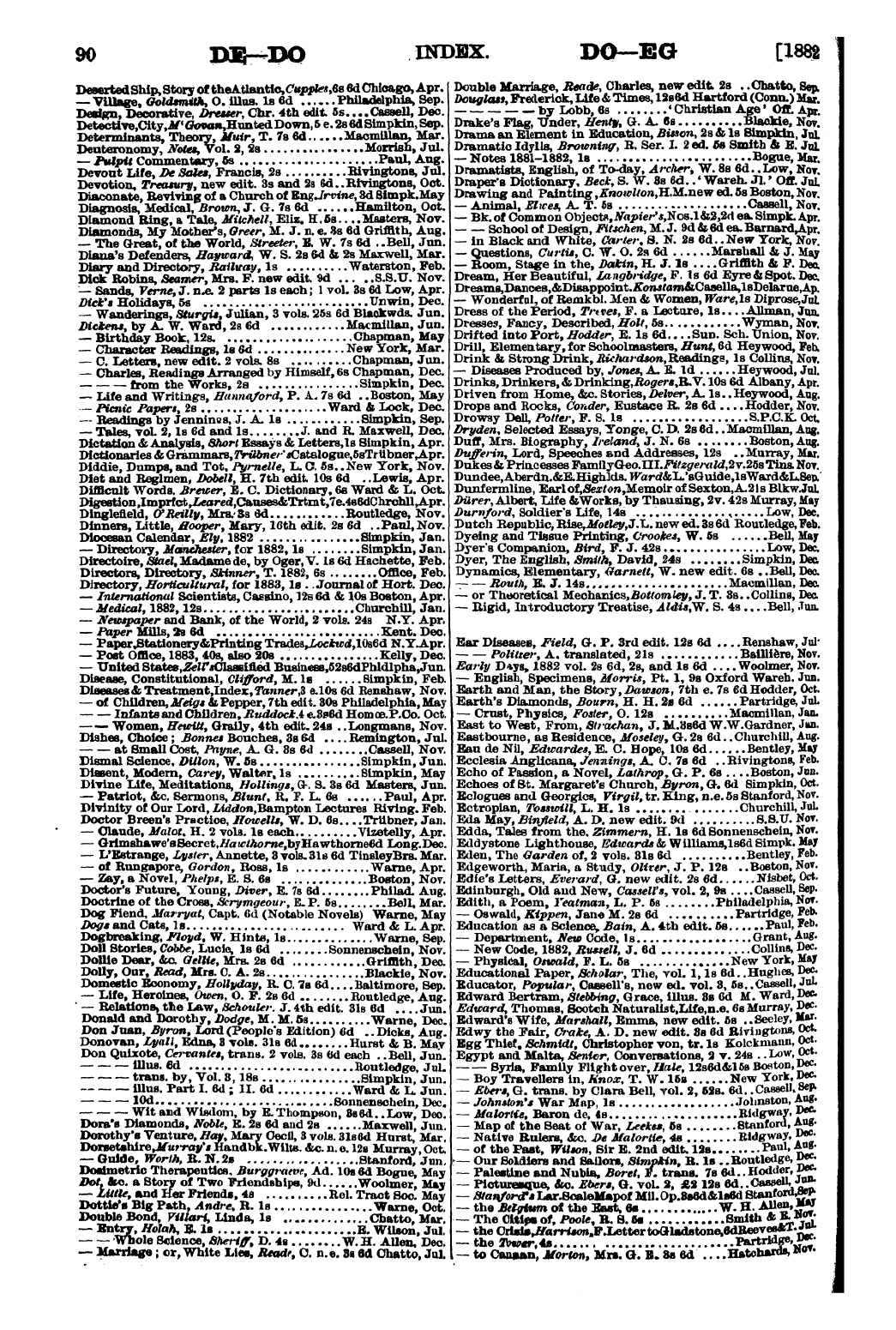 Publishers’ Circular (1880-1890): jS F Y, 1st edition - Untitled Article