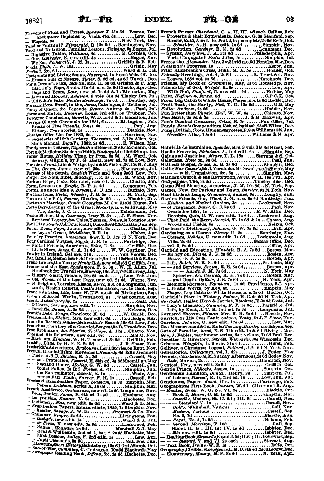 Publishers’ Circular (1880-1890): jS F Y, 1st edition - Untitled Article