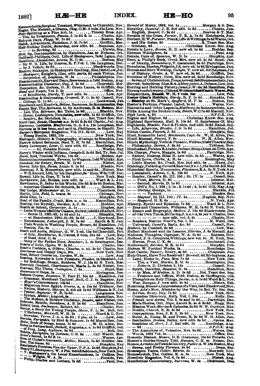 Publishers’ Circular (1880-1890): jS F Y, 1st edition - Untitled Article