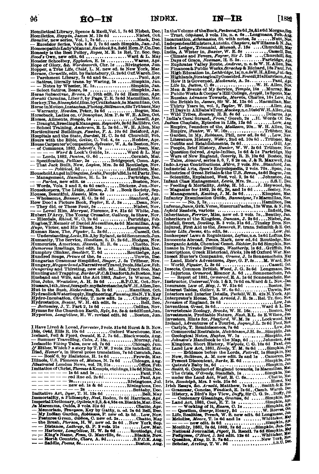 Publishers’ Circular (1880-1890): jS F Y, 1st edition - Untitled Article