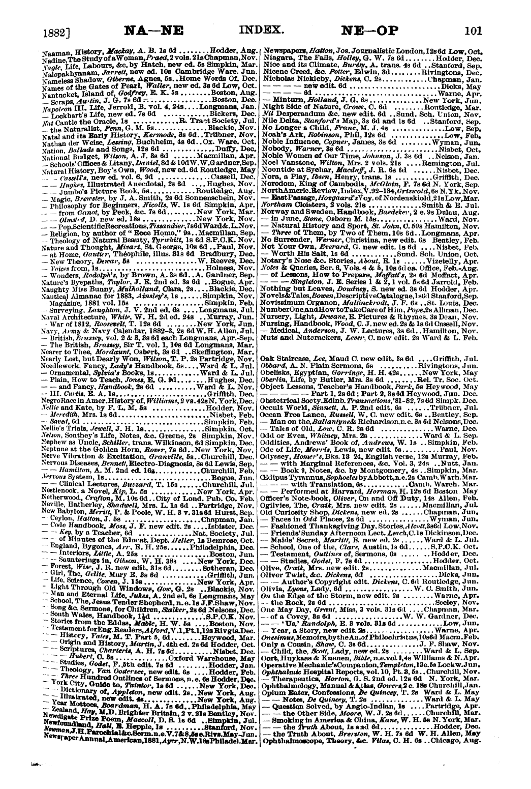 Publishers’ Circular (1880-1890): jS F Y, 1st edition - Untitled Article