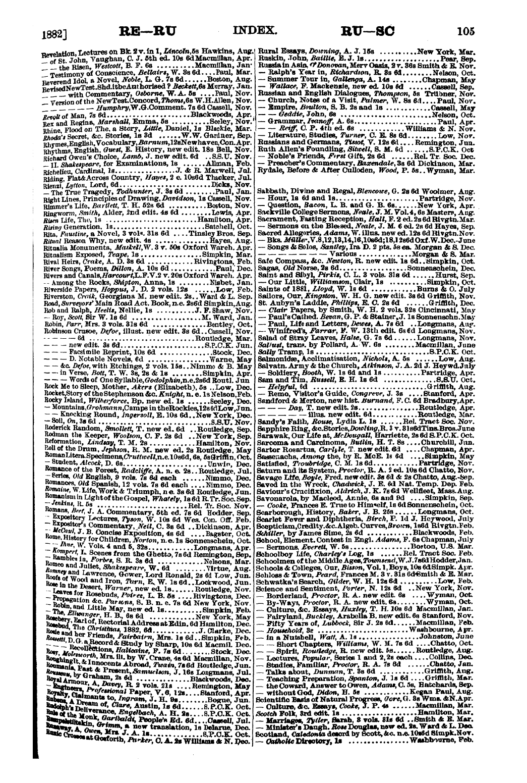 Publishers’ Circular (1880-1890): jS F Y, 1st edition - Untitled Article