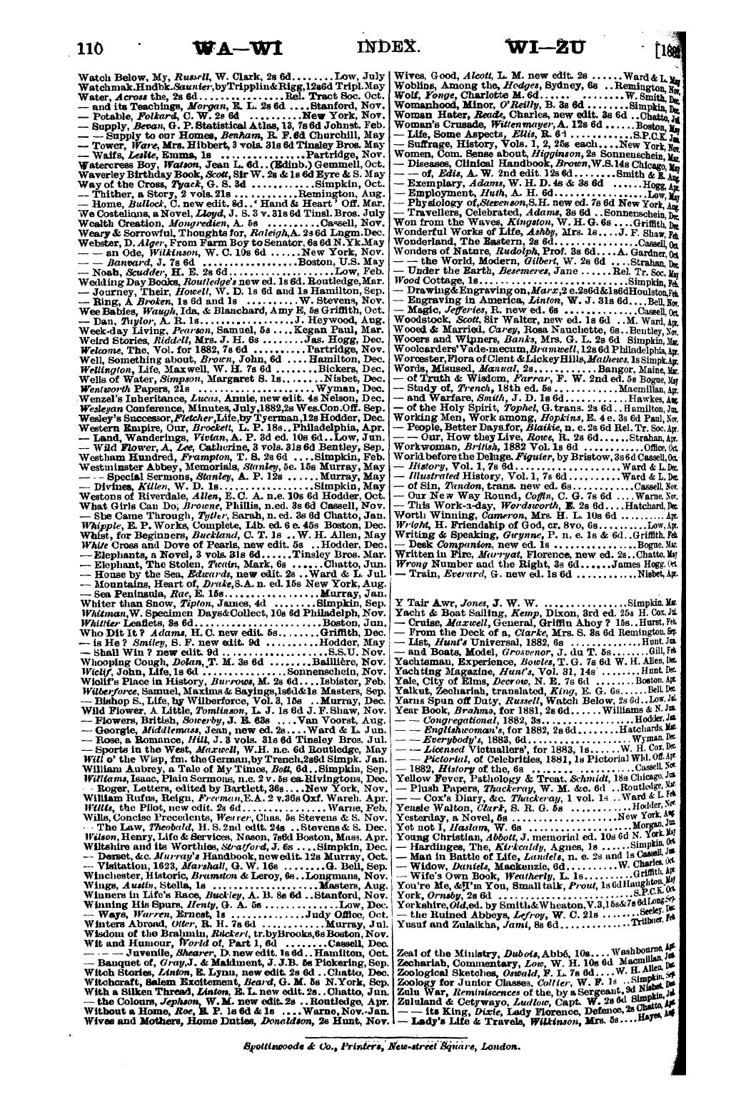 Publishers’ Circular (1880-1890): jS F Y, 1st edition - Untitled Article