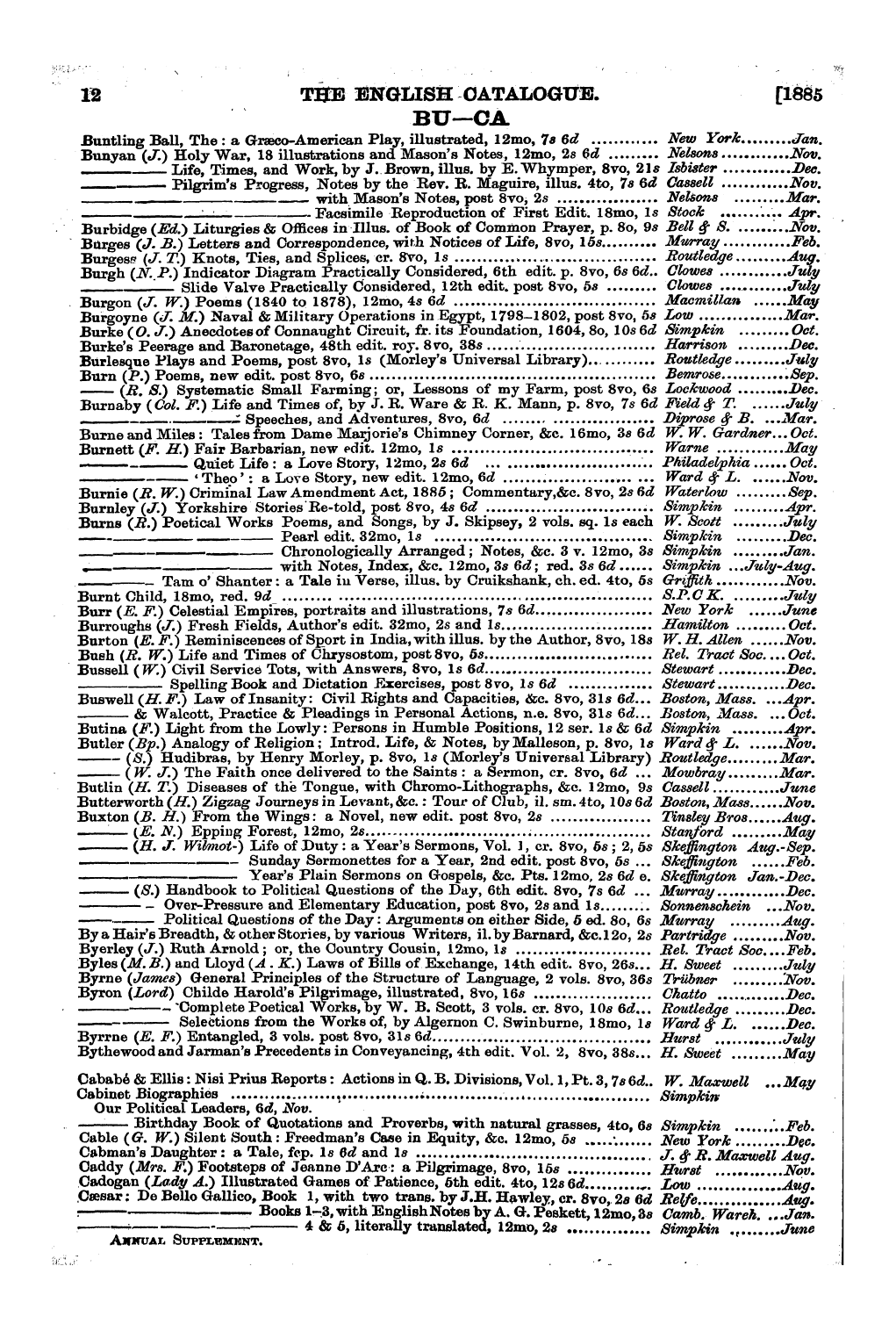 Publishers’ Circular (1880-1890): jS F Y, 1st edition - Untitled Article