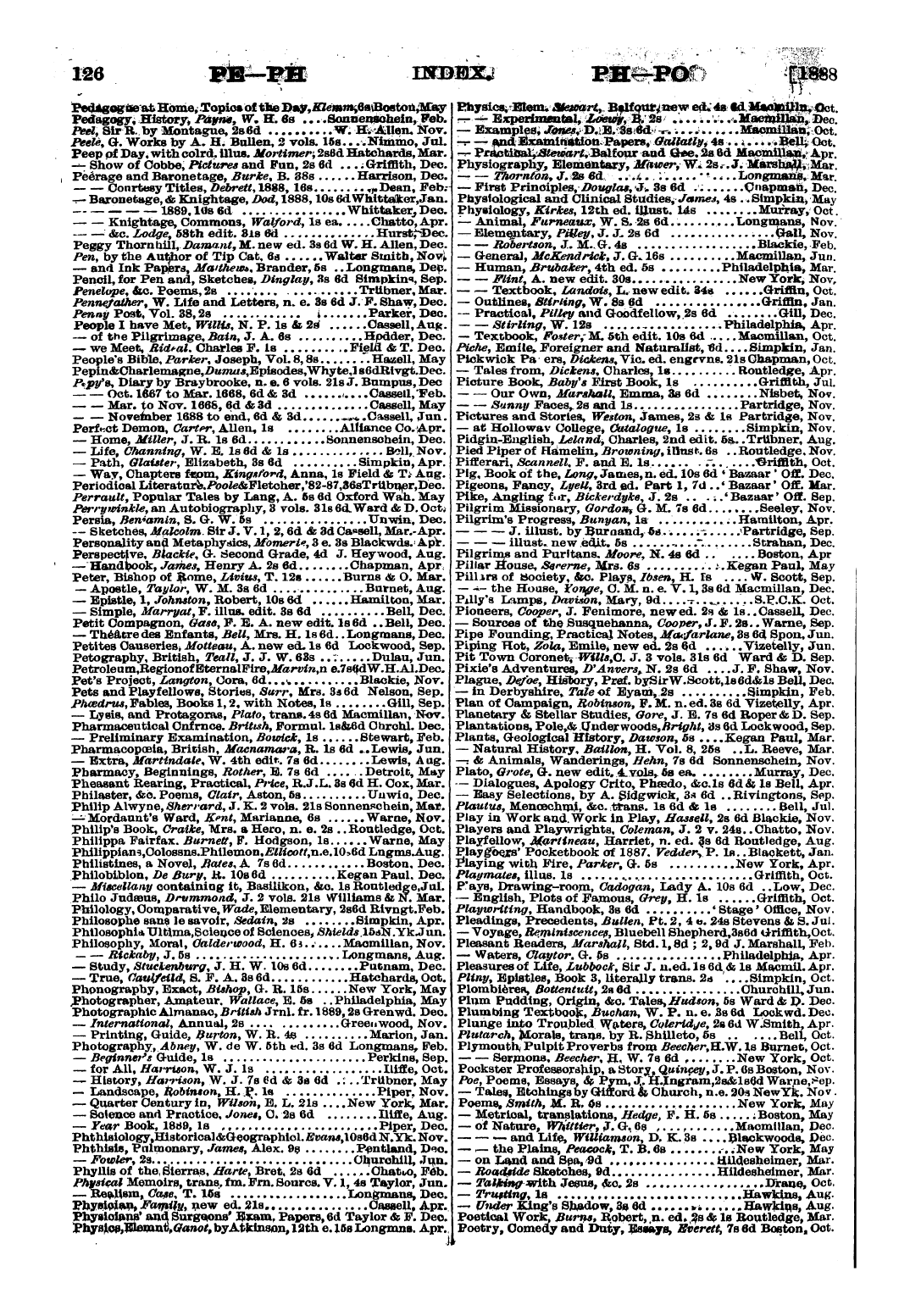 Publishers’ Circular (1880-1890): jS F Y, 1st edition - Untitled Article