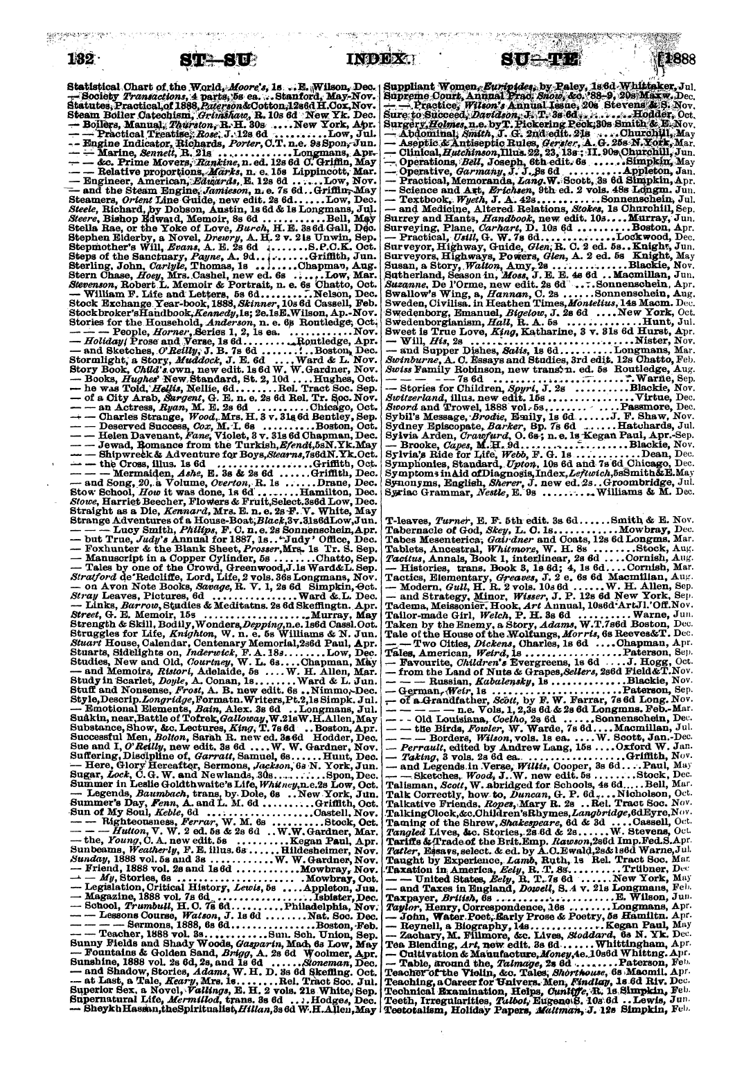 Publishers’ Circular (1880-1890): jS F Y, 1st edition - Untitled Article