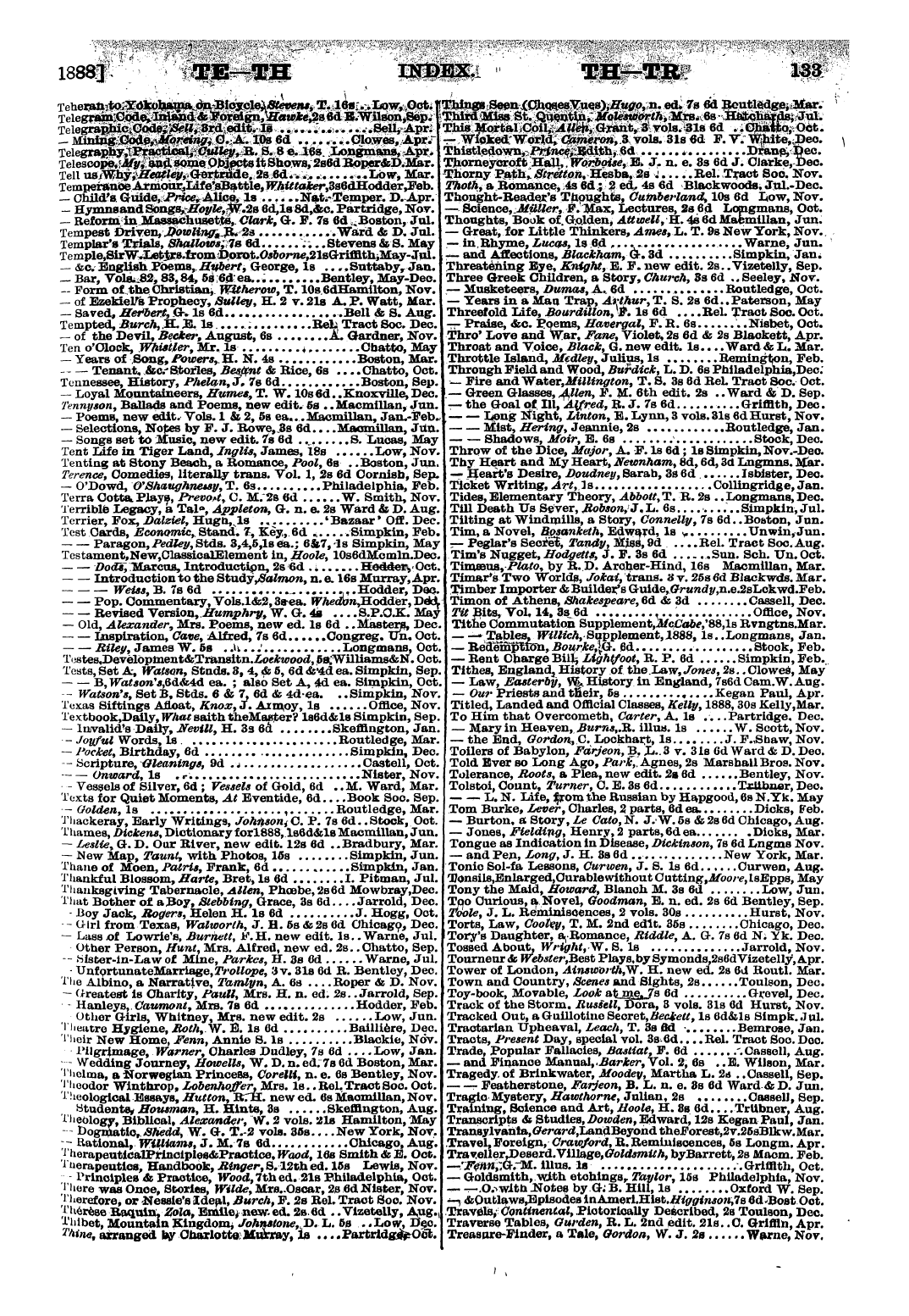 Publishers’ Circular (1880-1890): jS F Y, 1st edition - Untitled Article