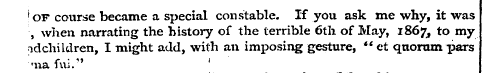 'of course became a special constable. I...