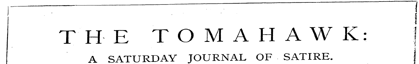 THE TOMAHAWK: f A SATURDAY JOURNAL OF SA...