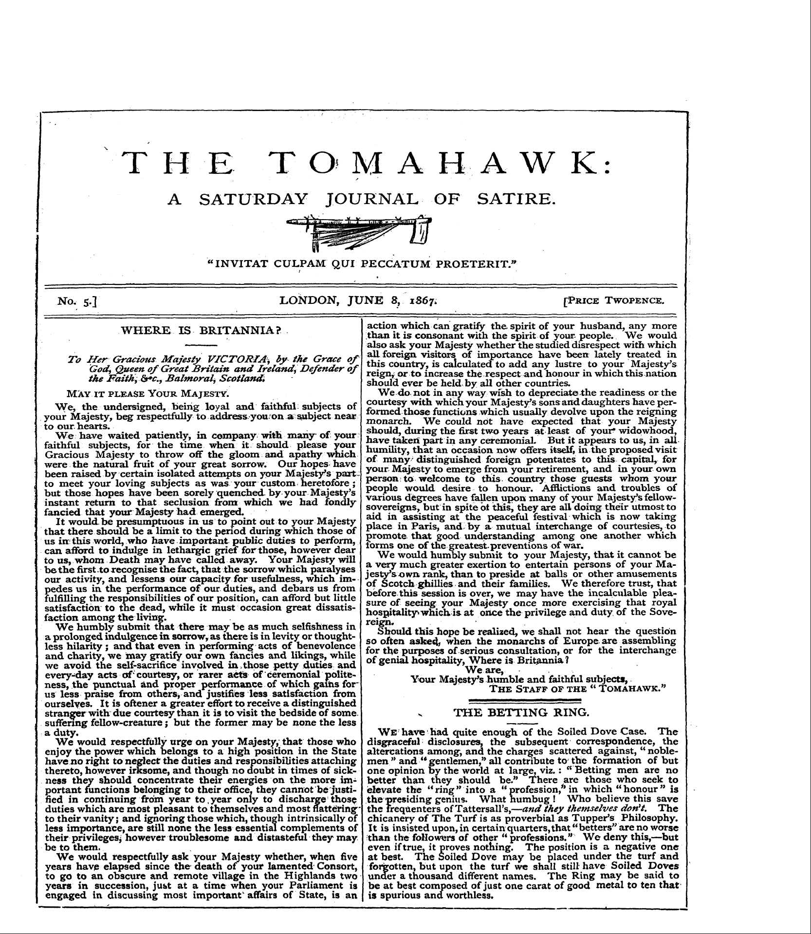 Tomahawk (1867-1870)