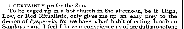 I certainly prefer the Zoo. Low To or be...