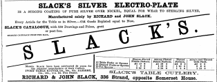 SLACK'S SILVER ELECTRO-PLATE IS A STEONG...