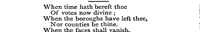 When Of v time otes now hath di bereft v...