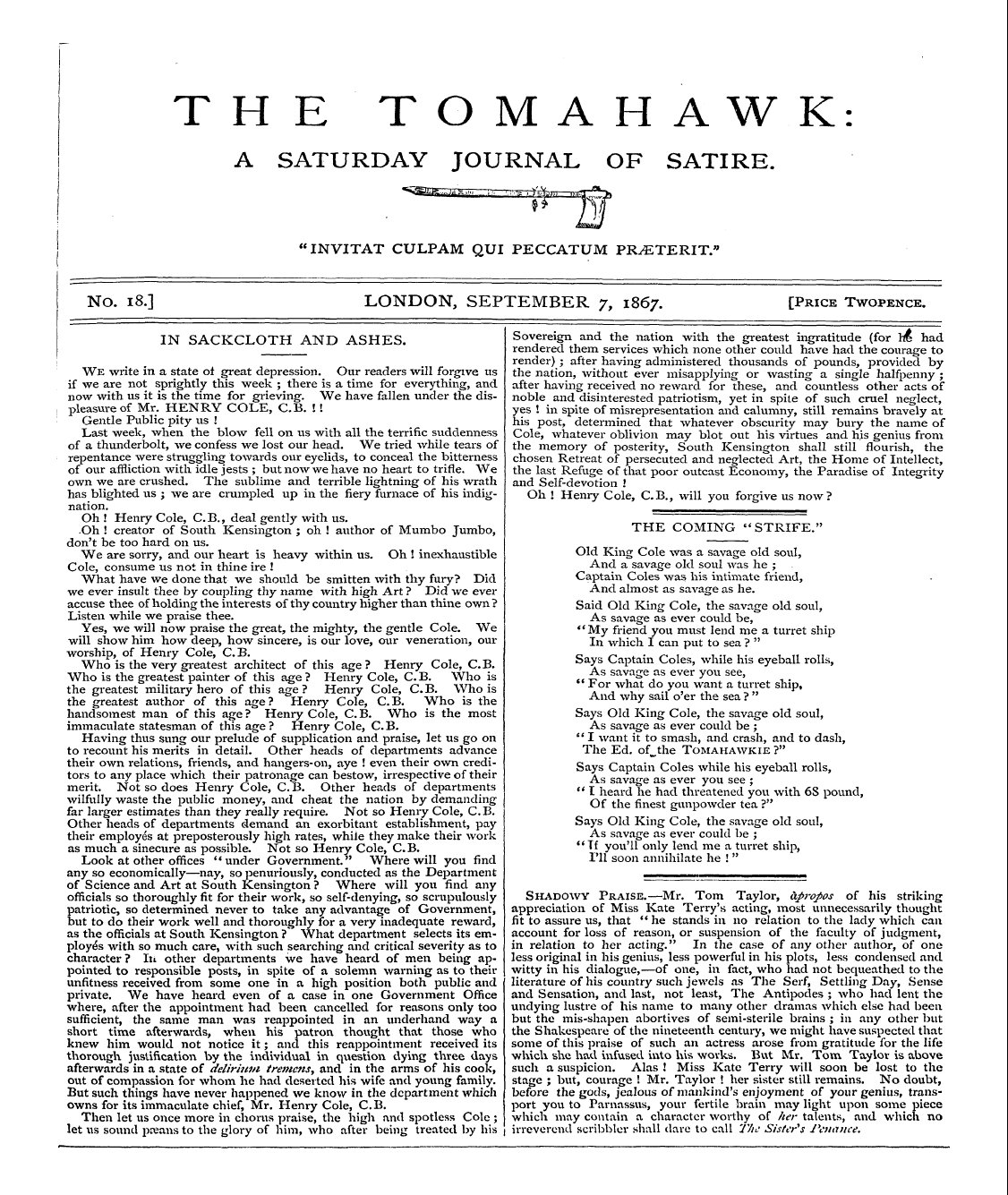 Tomahawk (1867-1870)