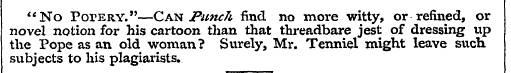 novel "No notion Popery for . his "— car...