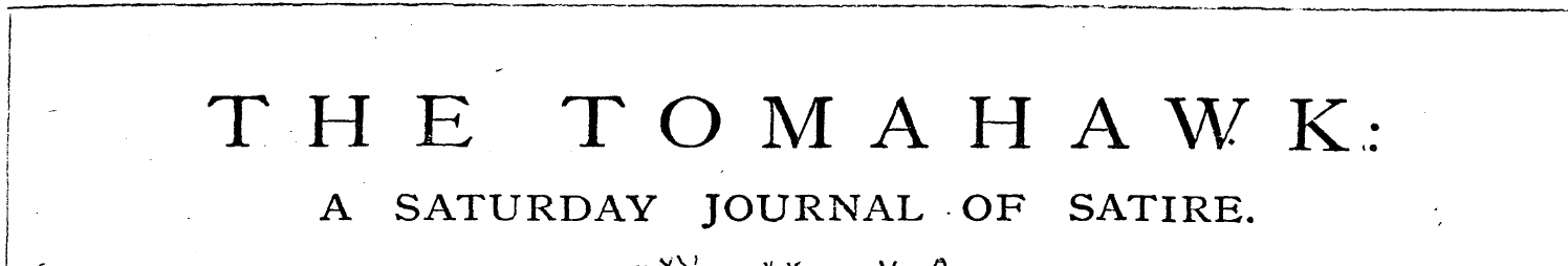 ! T H E T O M A H A W K: i A SATURDAY JO...