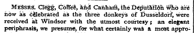 MESSRS. Cle£g, Gone'S, and Cahham, the D...