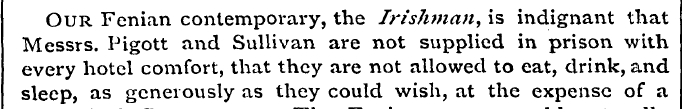 Our Fenian contemporary, the Irishman, i...