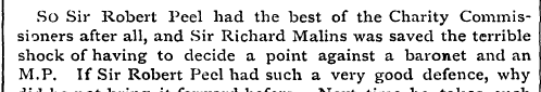 So Sir Robert Peel had the best of the C...