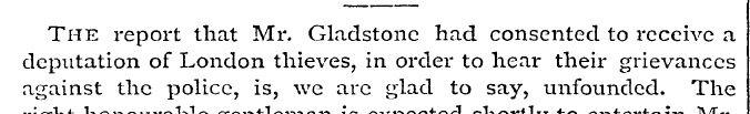 The report that Mr. Gladstone had consen...