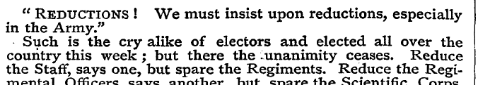 " Reductions ! We must insist upon reduc...