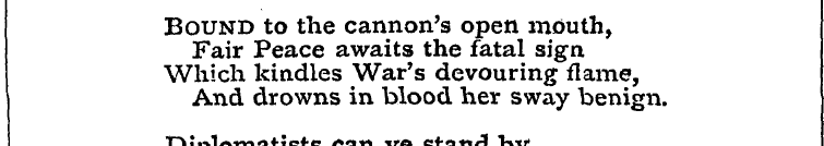 Bound Fair Peace to the awaits cannon th...