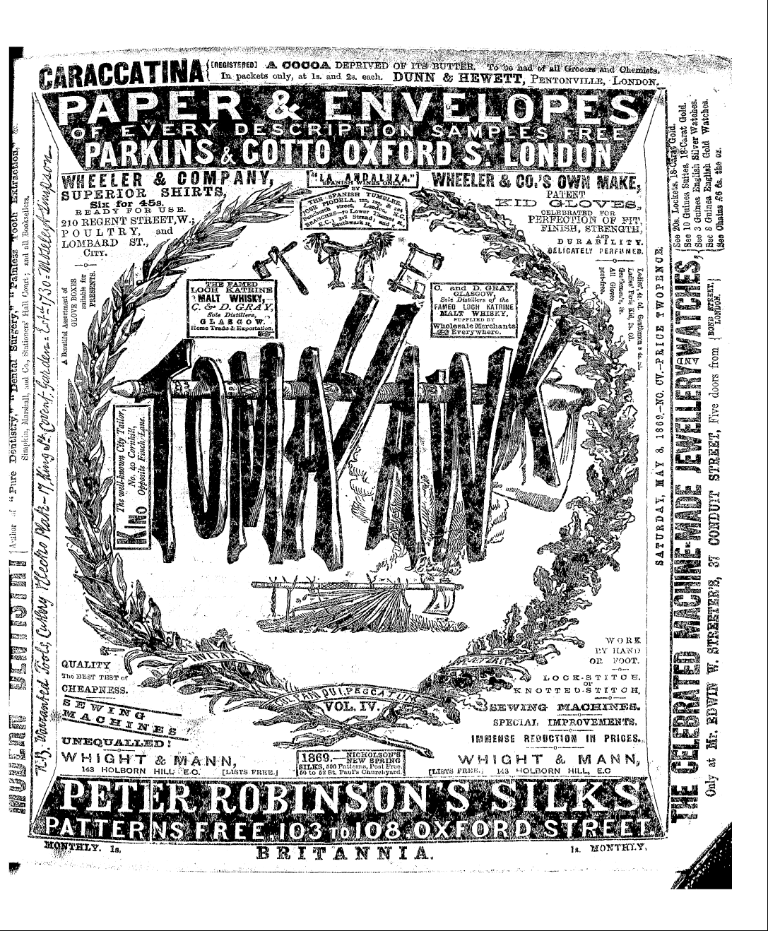 Tomahawk (1867-1870): jS F Y, 1st edition: 1