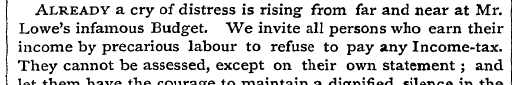 Already a cry of distress is rising from...