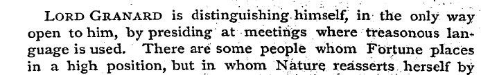 Lord Granard is distinguishing himself, ...