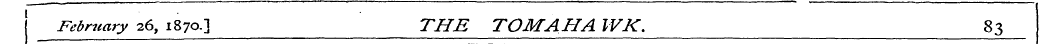 February 26, 1870] THE TOM AH A WK. 83