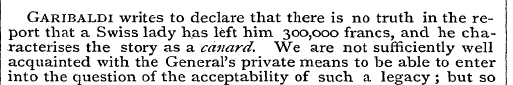 Garibaldi writes to declare that there i...