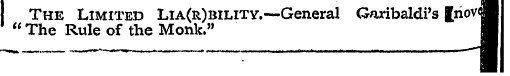 " The The Rule Limited of the Lia Monk (...