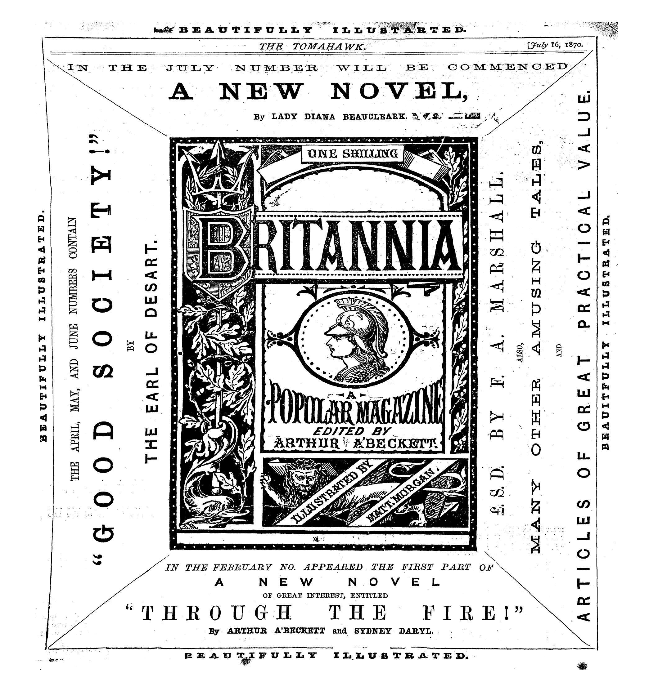 Tomahawk (1867-1870): jS F Y, 1st edition: 14