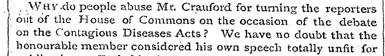 t . . Why .do people abuse Mr. Crauford ...