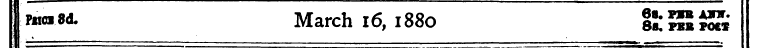 | Ftua »d. March 16, 1880 It SS wS