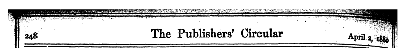 • 248 The Publishers' Circular Aprui, i^...