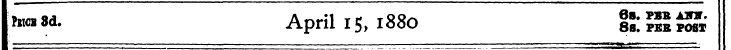 hw» »d- April 15, 188o §J IS p"i ' ¦ < —...