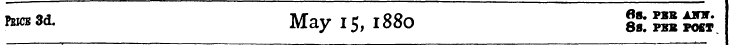 tocBSd. May 15, 1880 &5SSS.