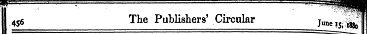 f I , 456 .. - • The Publishers' Circula...
