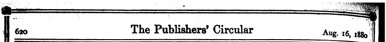 ft 620 The Publishers' Circular . 16 11 ...