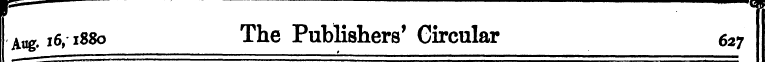 Aug. 16,1880 The Publishers' Circular 62...