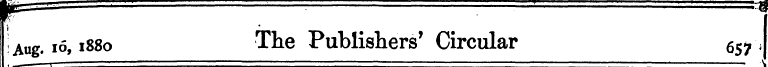 Aug. 16,1880 The Publishers' Circular 65...