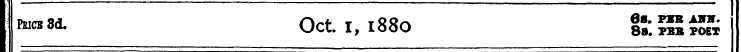 \*™*a- Oct. i, 1880 is: ^; ^